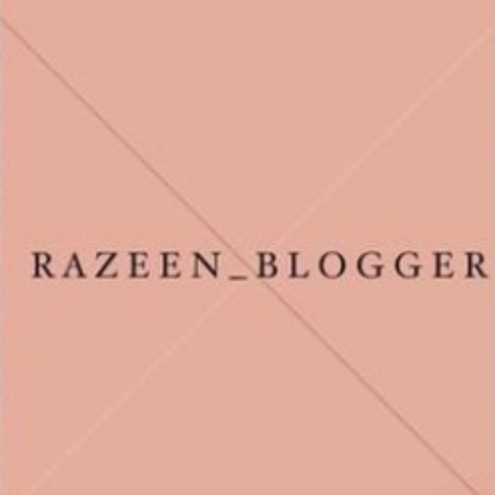 Razeen_blogger @razeen_blogger