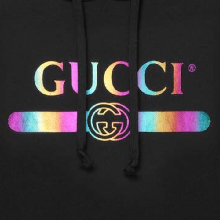 gucci logo rainbow