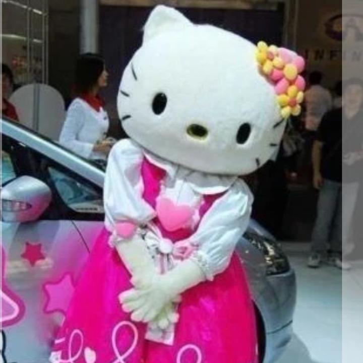 Джени кити в костюме поука