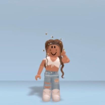 aesthetic roblox brown hair roblox avatar profile picture