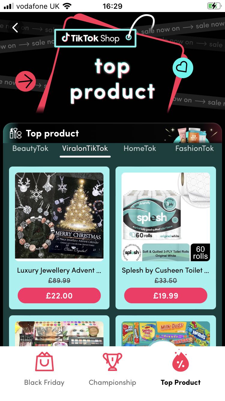 Top Trending Products on Tiktok Shop in UK