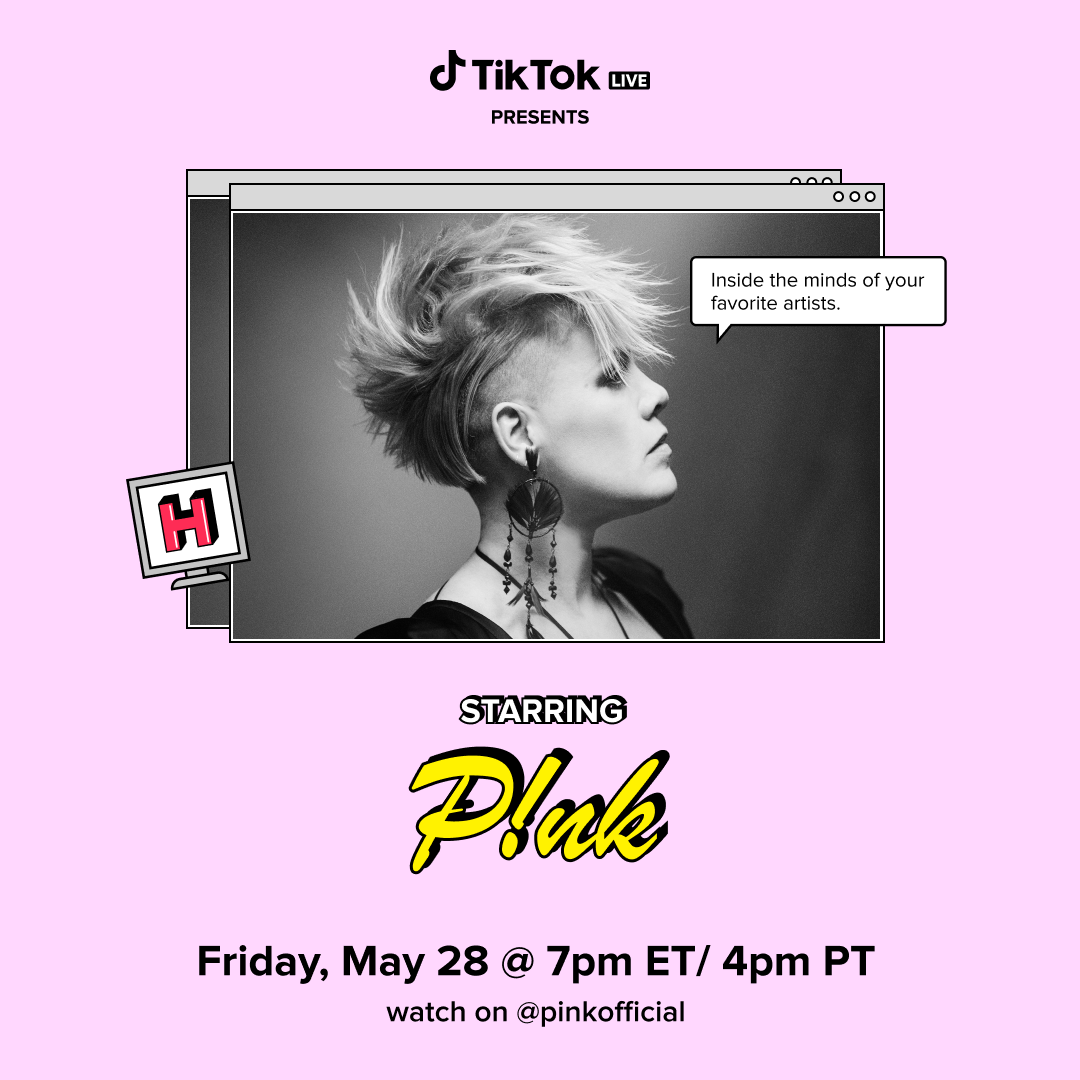 Raise Your Glass and Watch P nk Join Headstream LIVE on May 28th