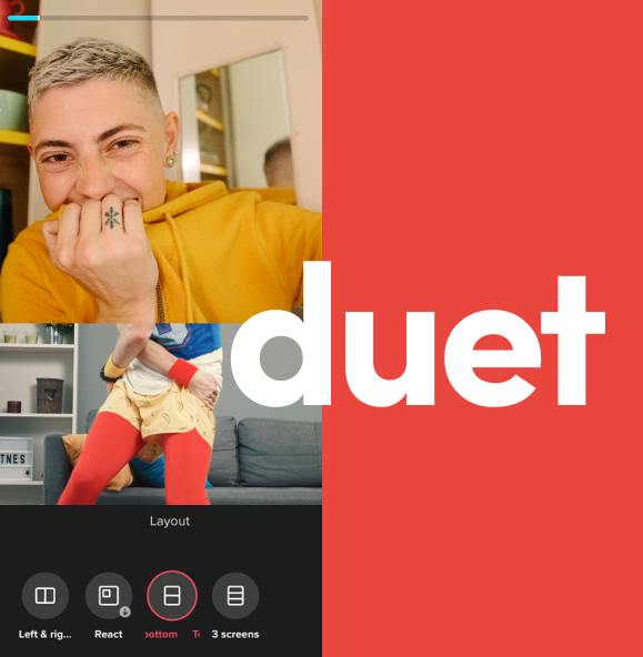 Feature highlight: new layouts for Duet | TikTok Newsroom