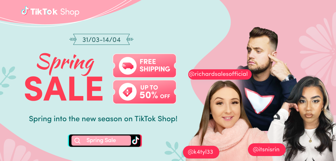 Spring into the new season with TikTok shop!