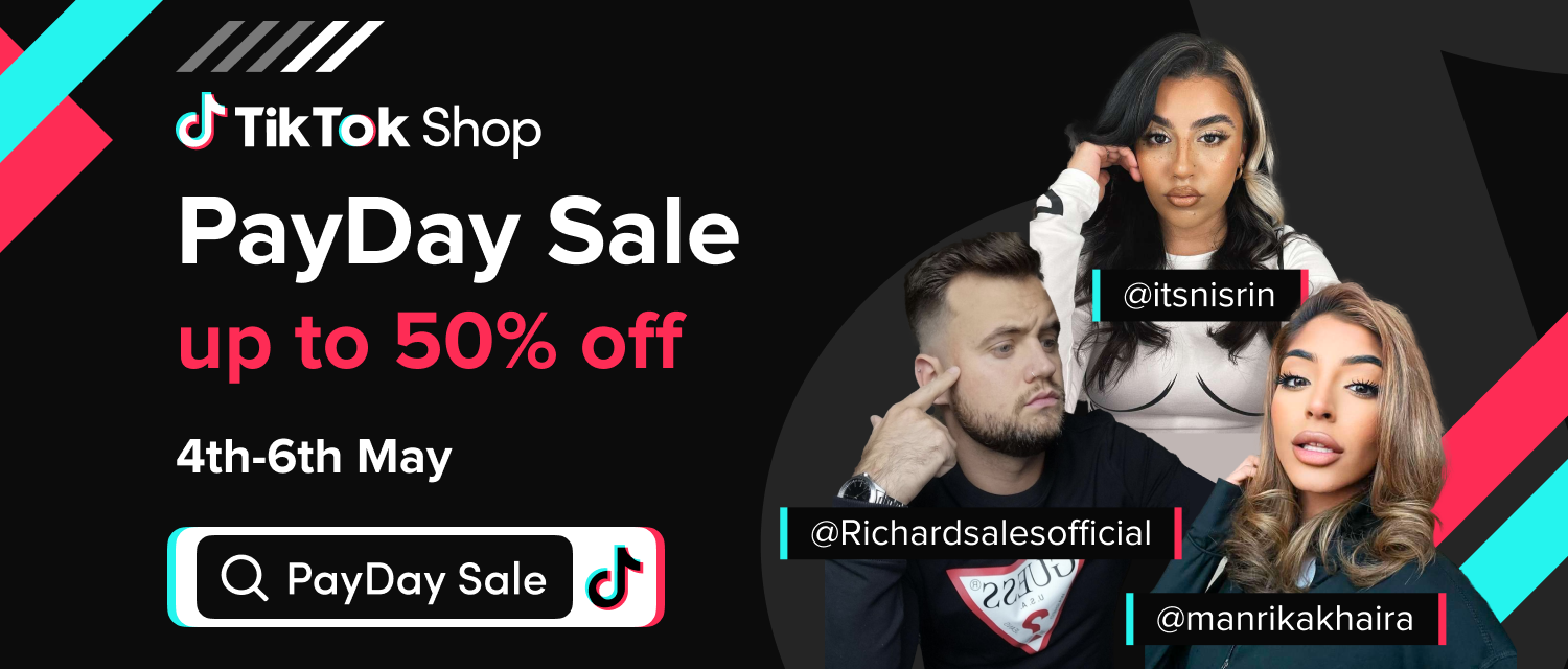 Treat yourself with TikTok Shop UK's PayDay Sale and a LIVE book