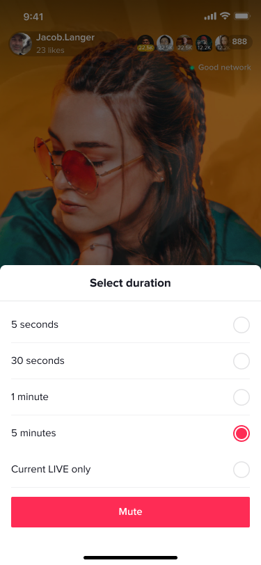 TikTok adds new Mute moderation option for Live creators