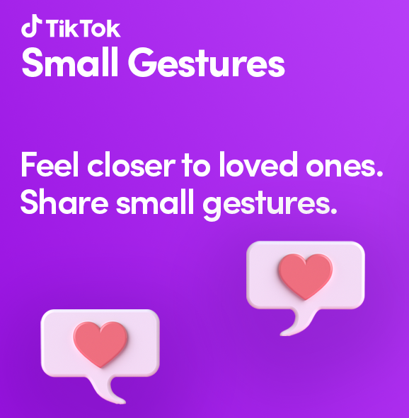 TikTok Tells Users To Treat Themselves With Second Wave Of Free 'Small  Gestures' - Tubefilter