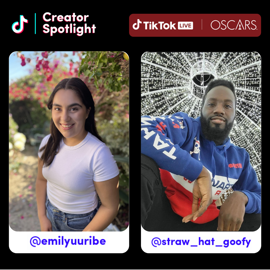 Creator Spotlight Series: LIVE from the 2022 Oscars | TikTok Newsroom