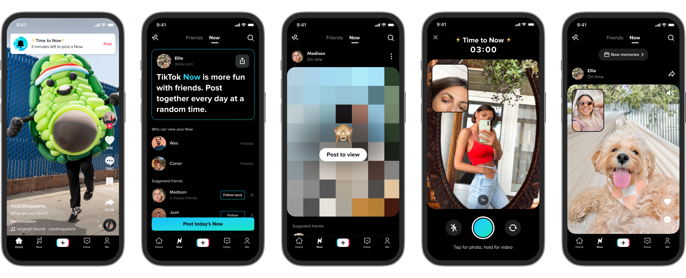 Introducing more ways to create and connect with TikTok Now | TikTok Newsroom