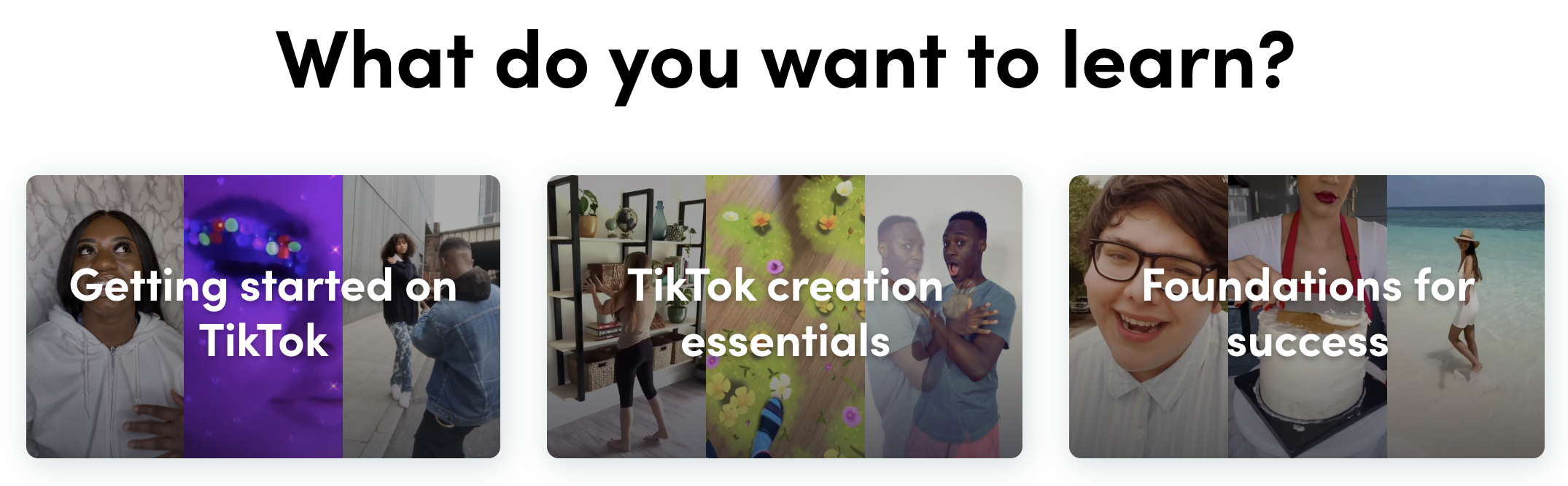 Elements of a TikTok video, Creator Portal