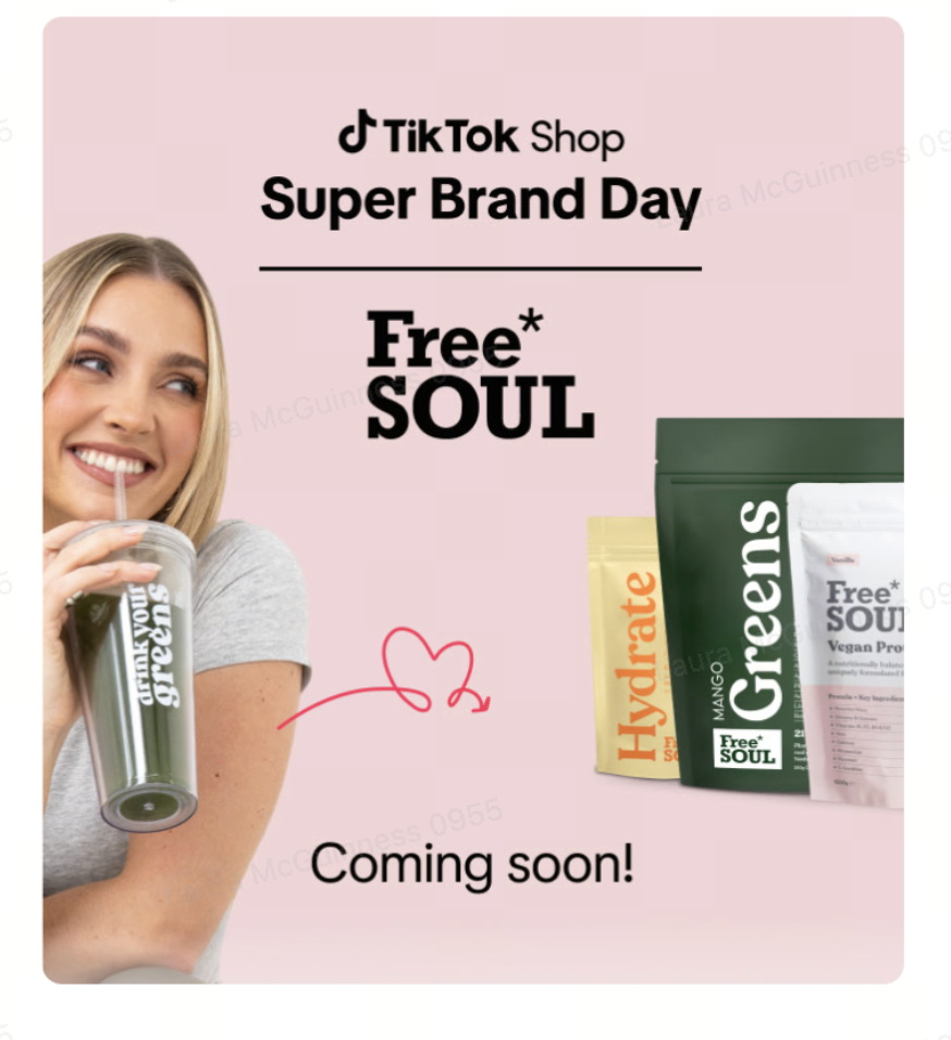 Image showcasing TikTok Shop x Free Soul Team Up to Fuel Women's Health this Super Brand ...