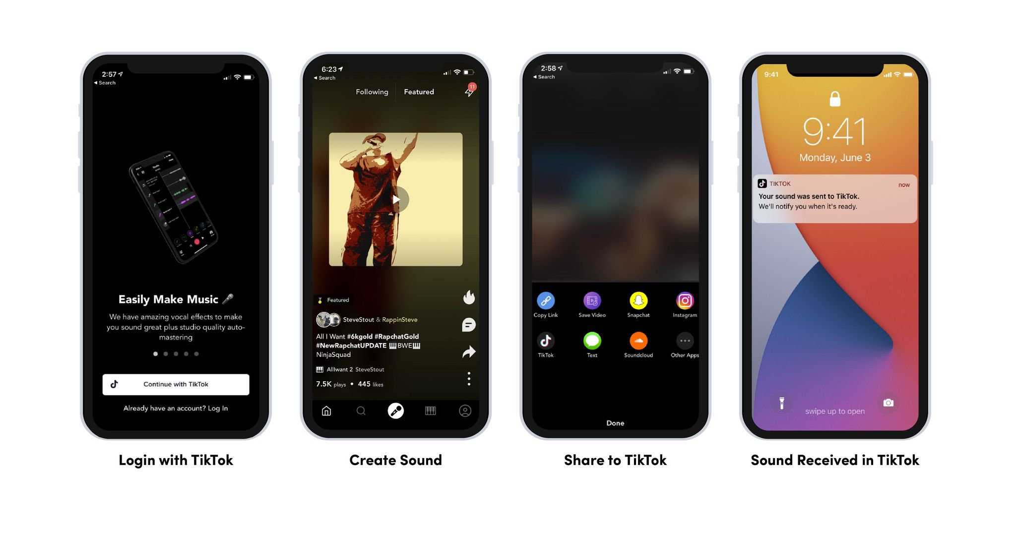 Share Sounds And Log In With Tiktok Through All New Developer Kits Tiktok Newsroom