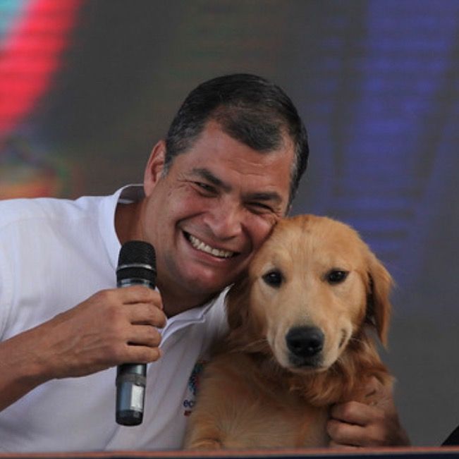 Rafael Correa Delgado @mashirafael