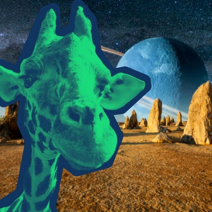 alien giraffe @alien_giraffe