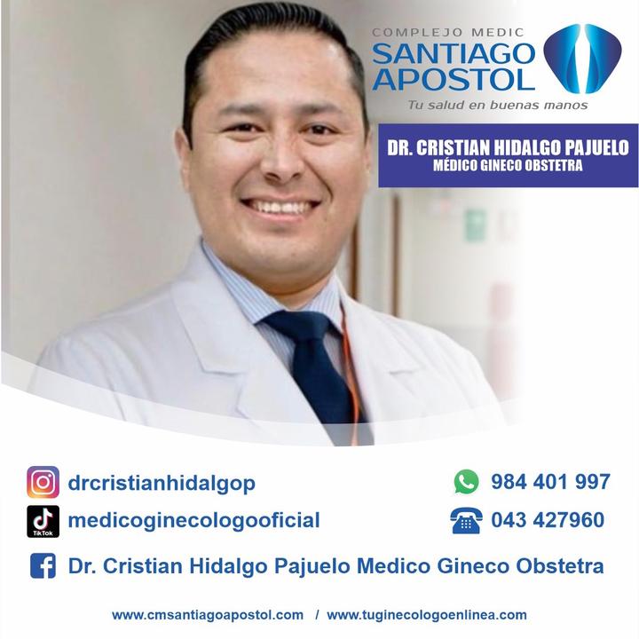 Dr. Cristian Hidalgo Pajuelo @medicoginecologooficial